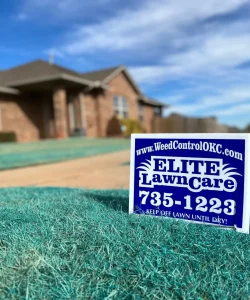 Elite Lawn Care Front Lawn Sign